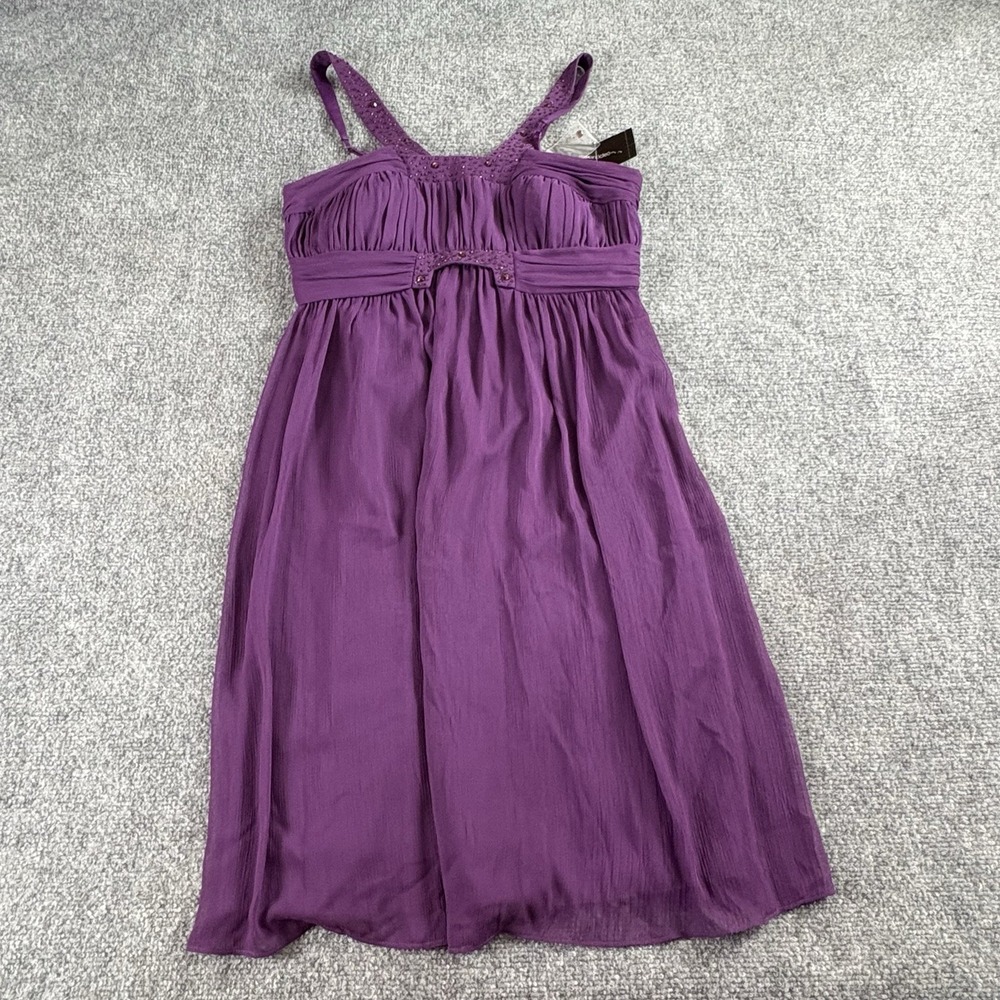 Max & Cleo Dress Women 10 Purple Romantic Fairy Elegant Queens Goddess Party NYE